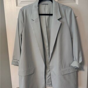 All Saints Light Blue Women's Blazer